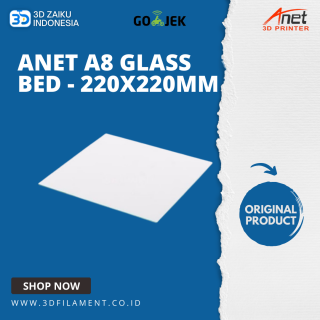 Reprap 3D Printer Anet A8 Glass Bed Base Kaca 3 mm